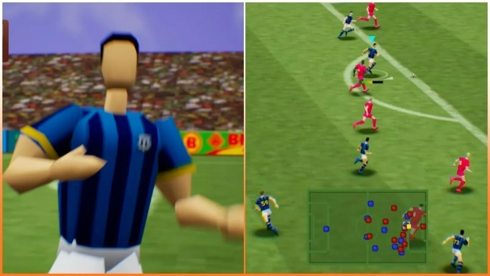 eFootbal has returned to 1995 with graphics