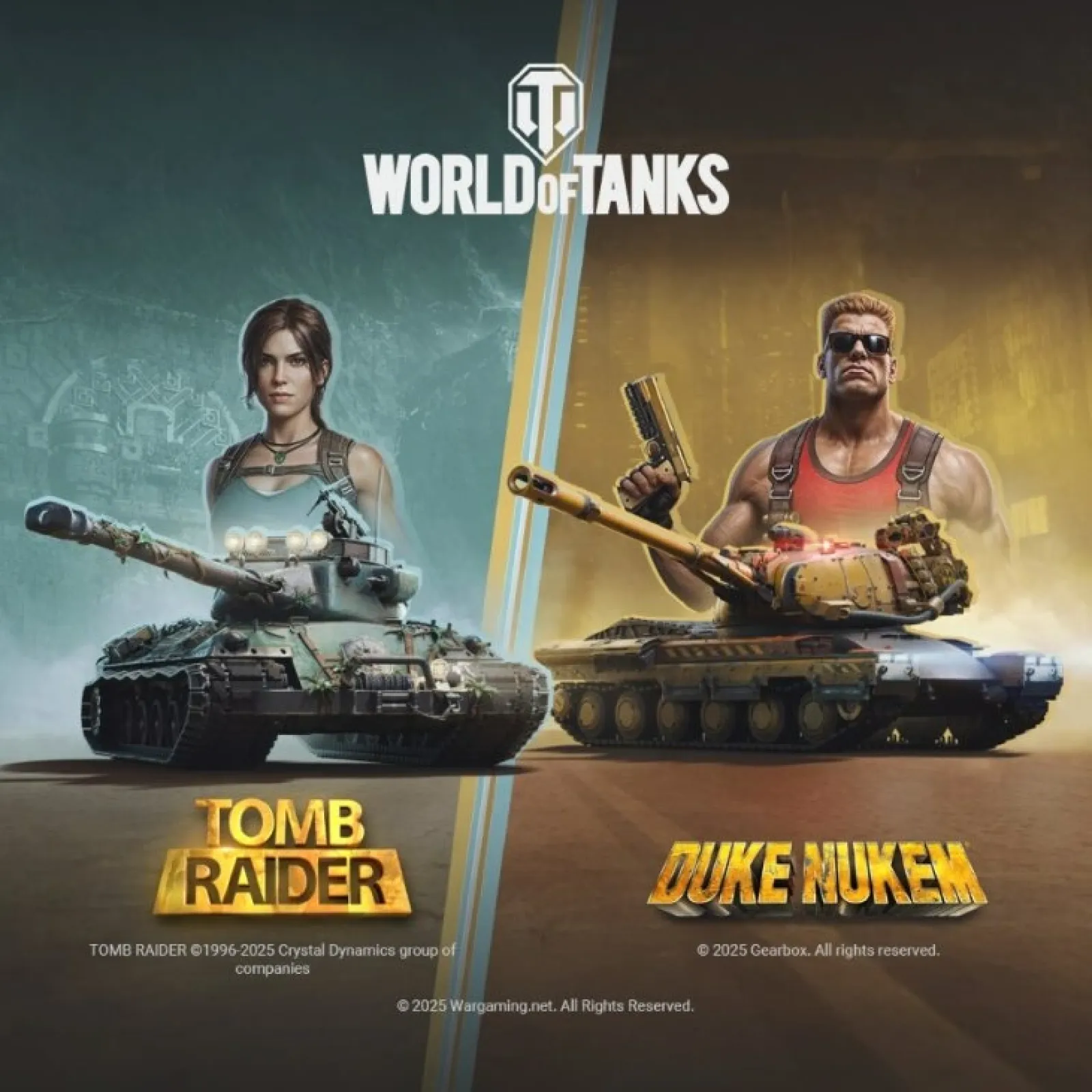 Dvije igrače legende, Lara Croft i Duke Nukem, se pridružuju World of Tanks u akciji Borbene propusnice
