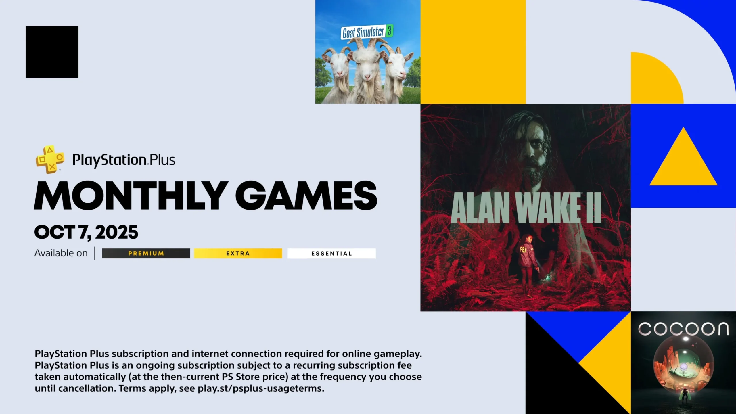 PlayStation Plus katalog za listopad 2025. Predvodi Alan Wake 2