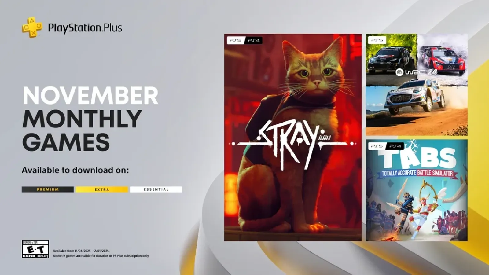 Stray leads the PlayStation Plus lineup for November