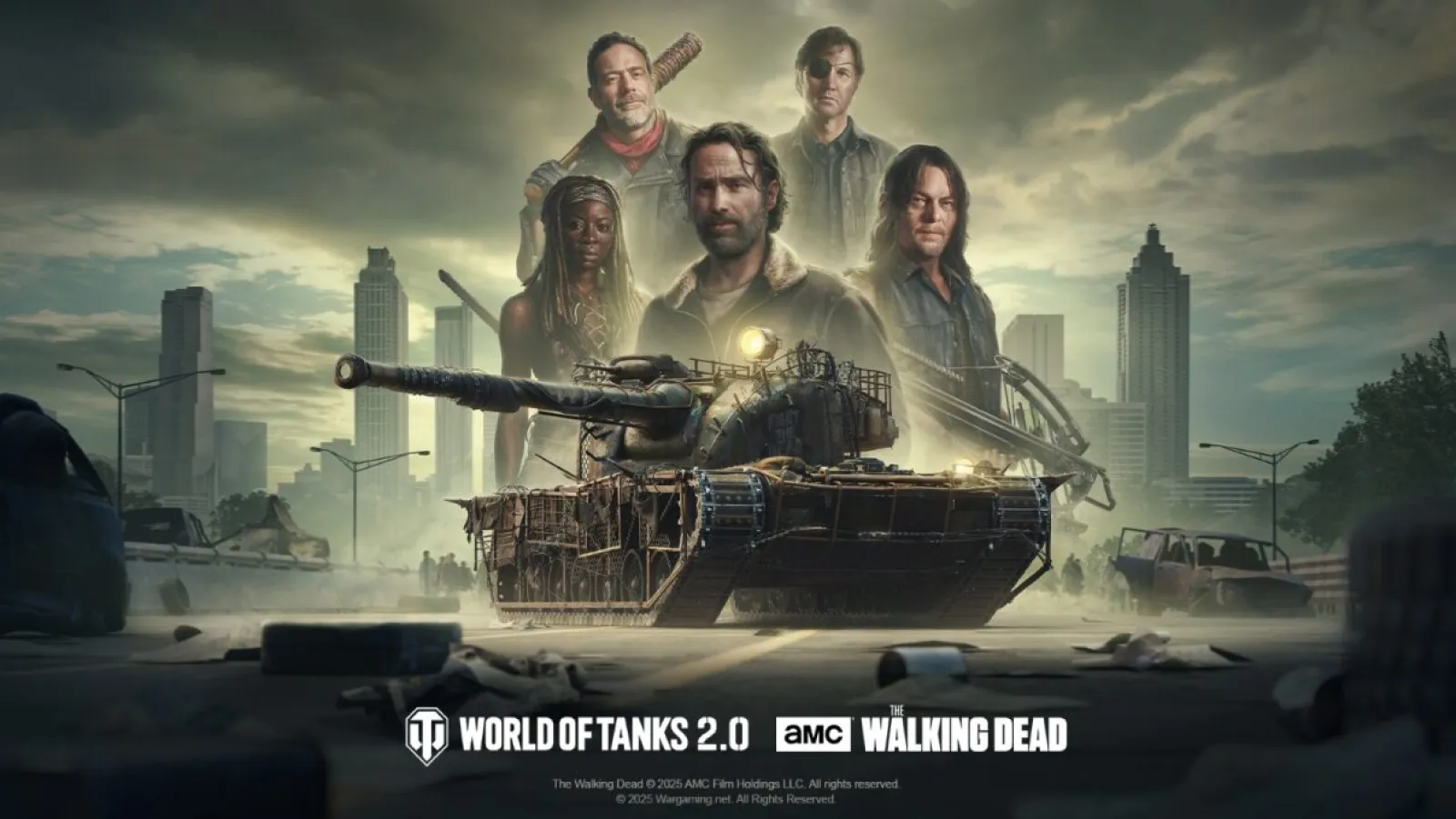  Fight the dead and protect the living when The Walking Dead from AMC Networks comes to World of Tanks 
