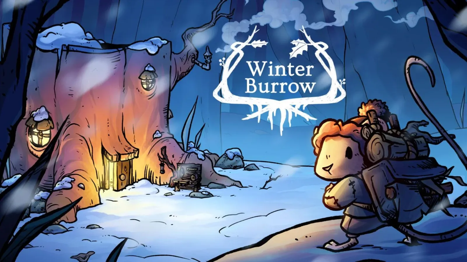 Winter Burrow: a little mouse against icy nature