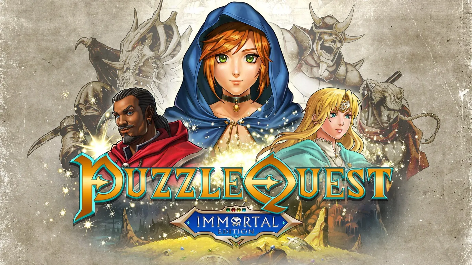We played Puzzle Quest: Immortal Edition.