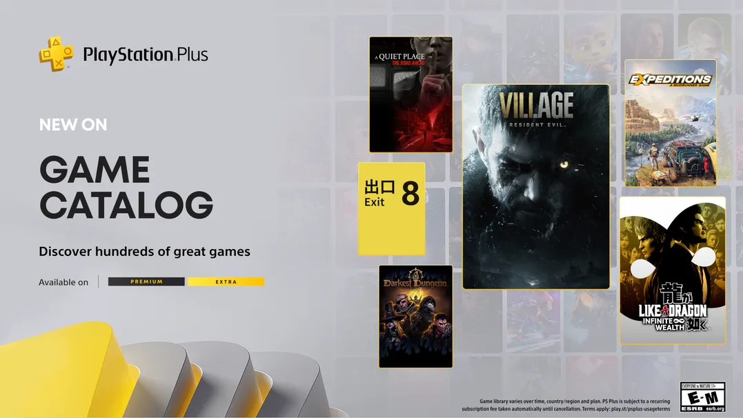 Resident Evil Village i Like a Dragon dolaze na Playstation Plus
