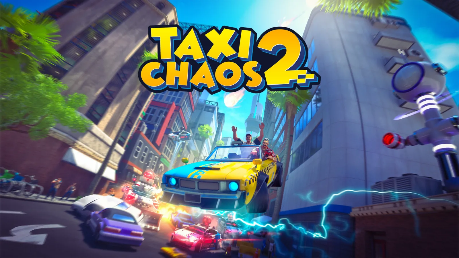 TAXI CHAOS 2 – Taxi madness where the laws of physics and logic do not exist