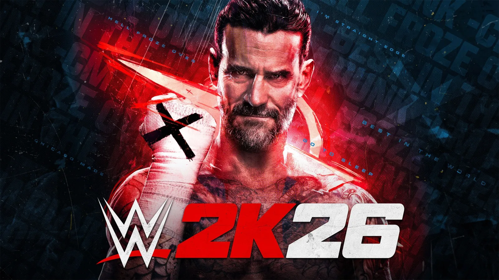 CM Punk will be the cover star of WWE 2K26.