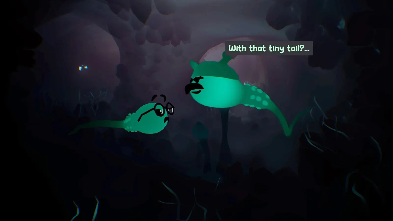 Become is an unusual adventure about a sperm.