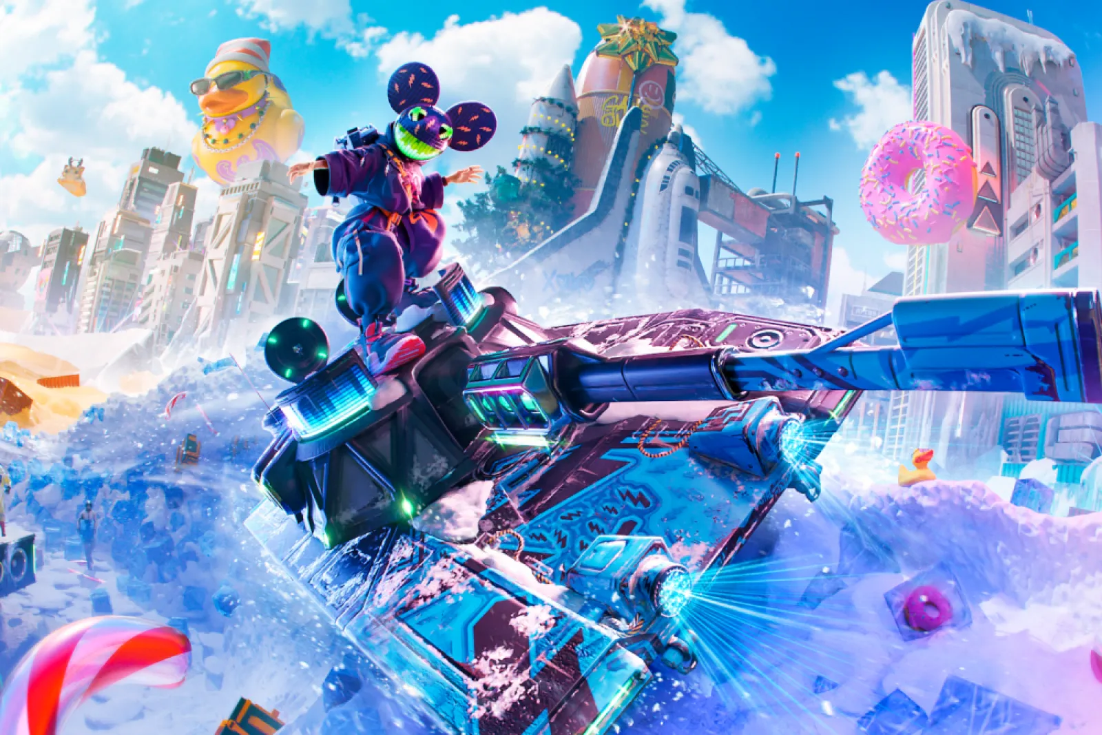 Legendary electronic musician deadmau5 amps up the holiday festivities in World of Tanks Blitz