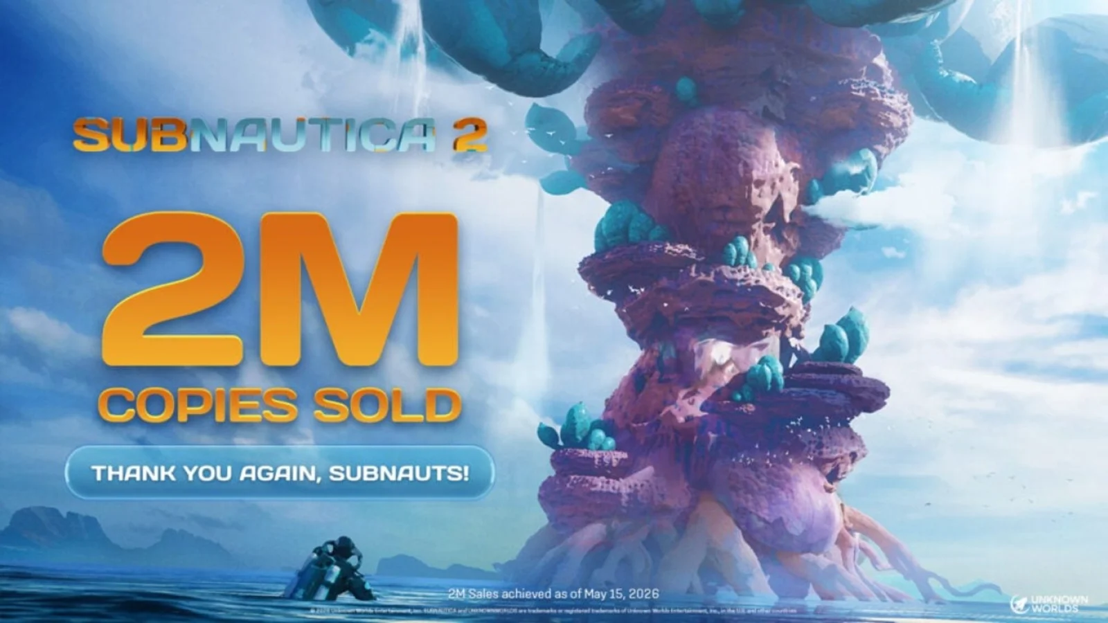Subnautica 2 prodana u više od dva milijuna primjeraka u samo 12 sati