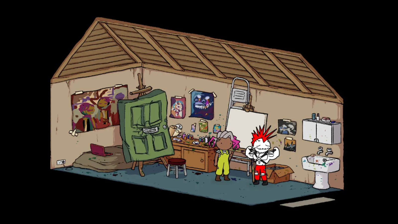 The musical RPG Deathbulge: Battle of the Bands is coming to consoles