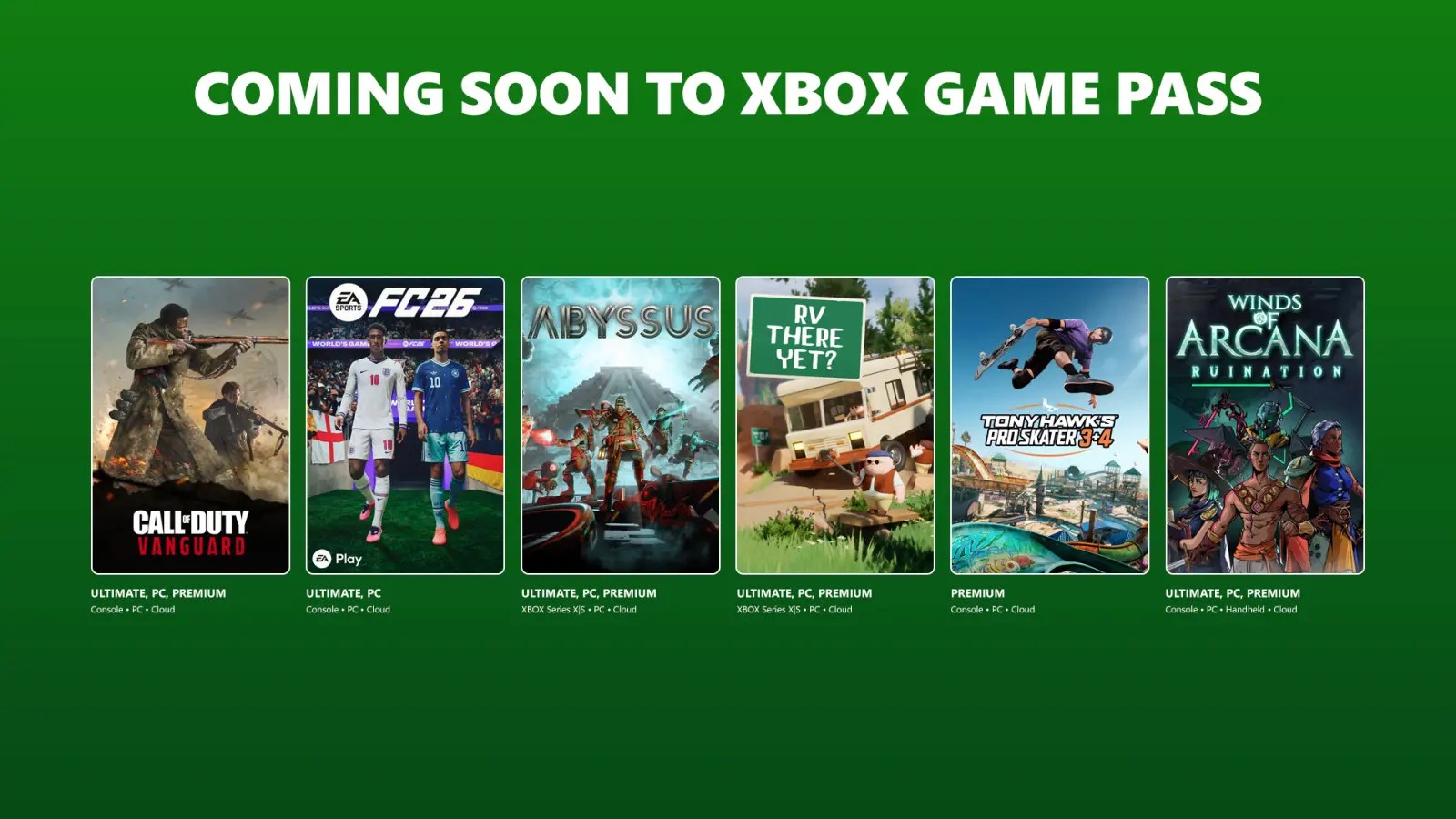 EA FC 26 is finally coming to Game Pass in the rich lineup for the second half of June!