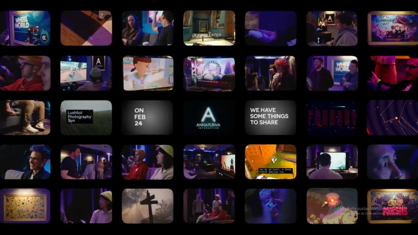 Annapurna announced the presentation of upcoming titles