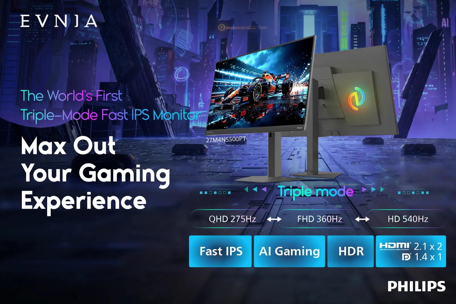 Philips Evnia je predstavio novu seriju gaming monitora