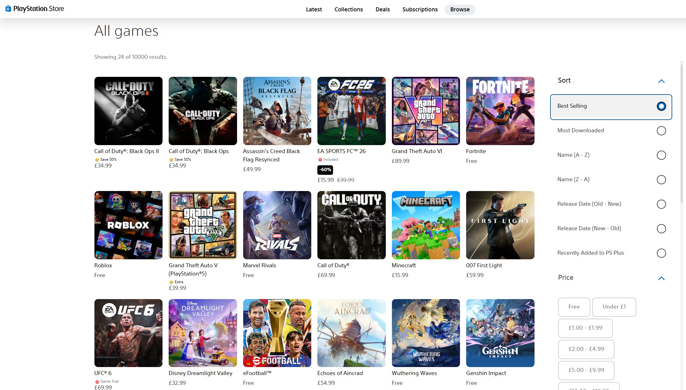 Controversial Black Ops ports topped the PS Store sales charts