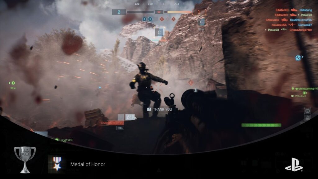 Battlefield scena