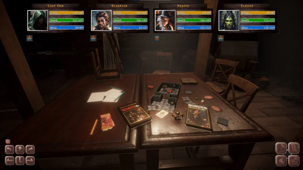 Screenshots from the safe area in the attic