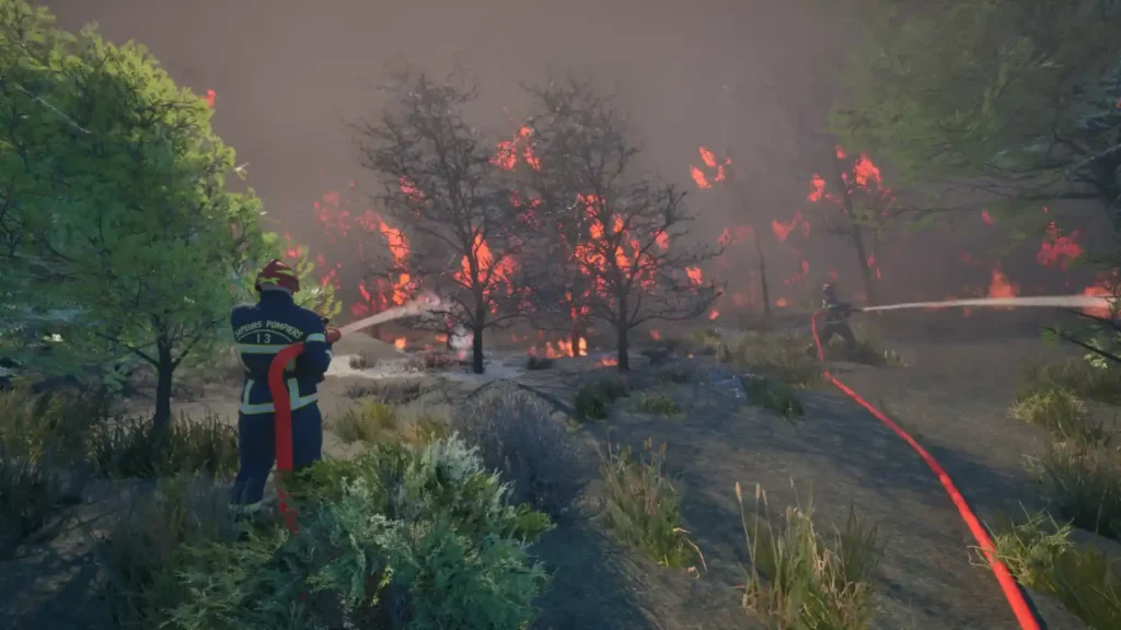 Rescue ops wildfire