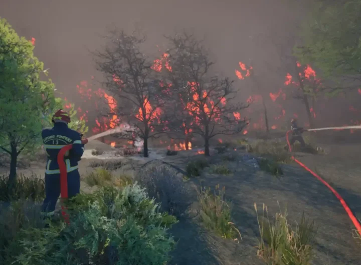 Rescue ops wildfire