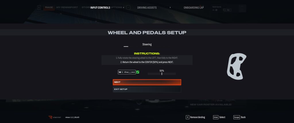 wheel calibration