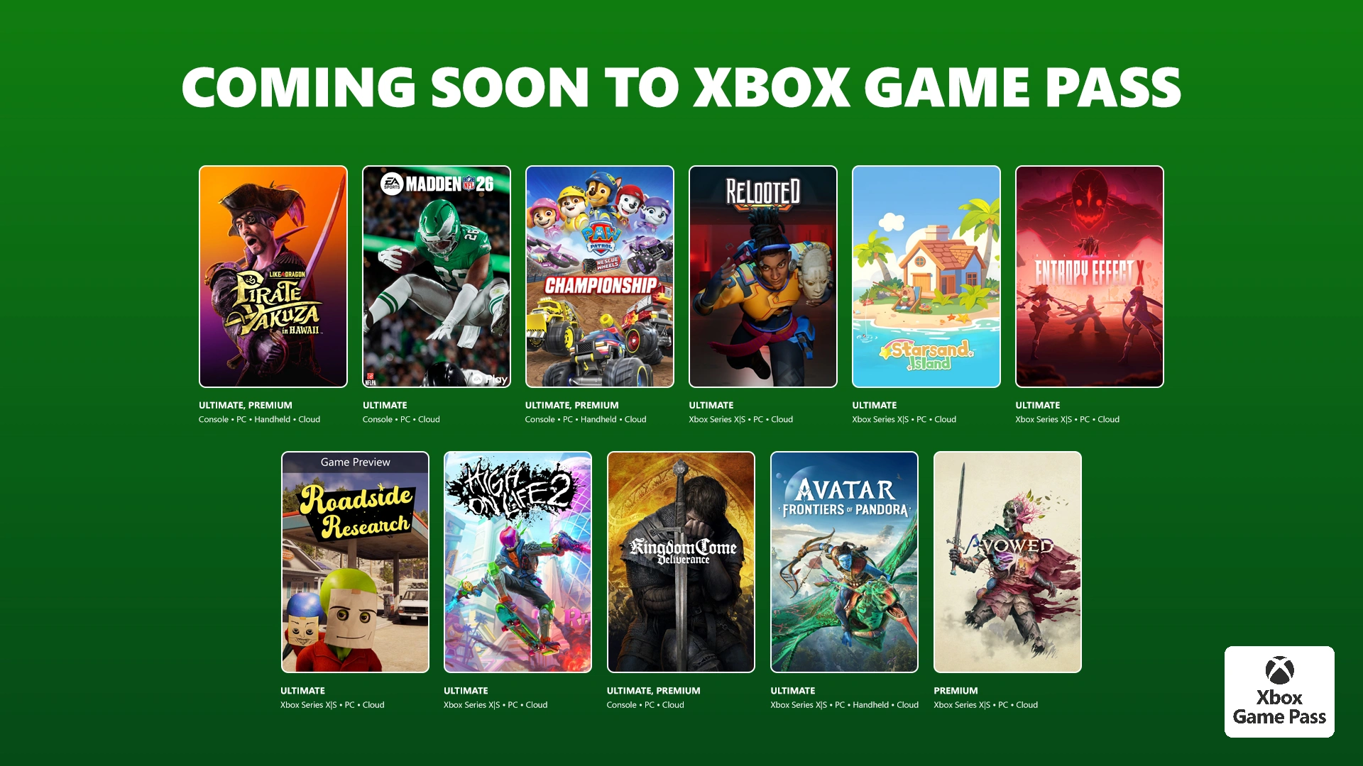 Xbox Game Pass
